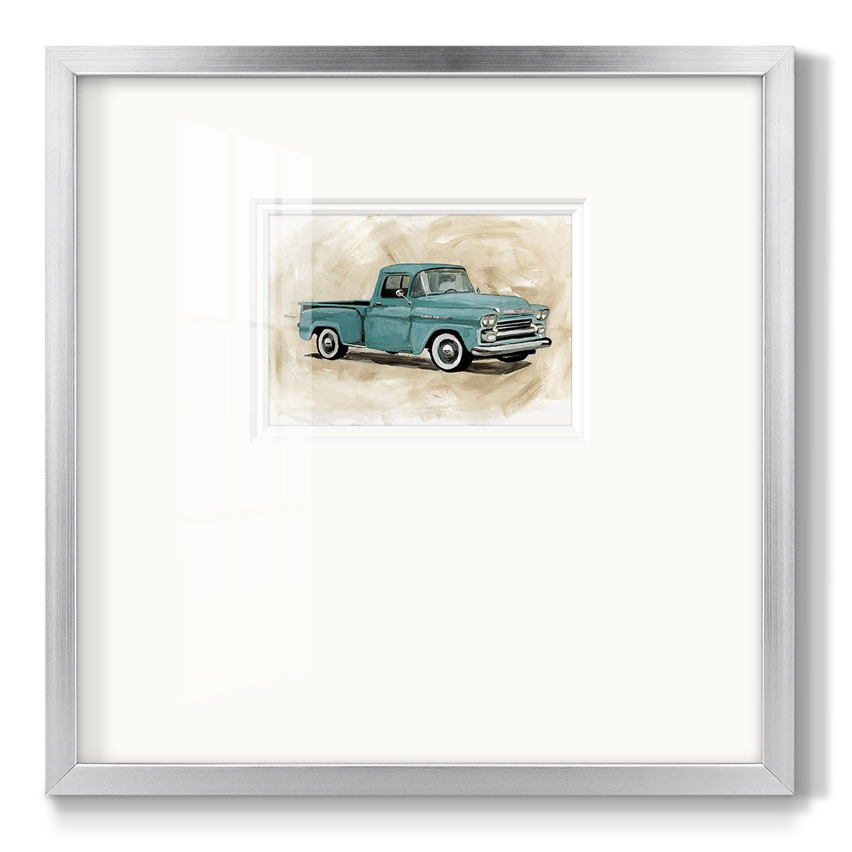 Pickup III - Double Matboard Framed Print