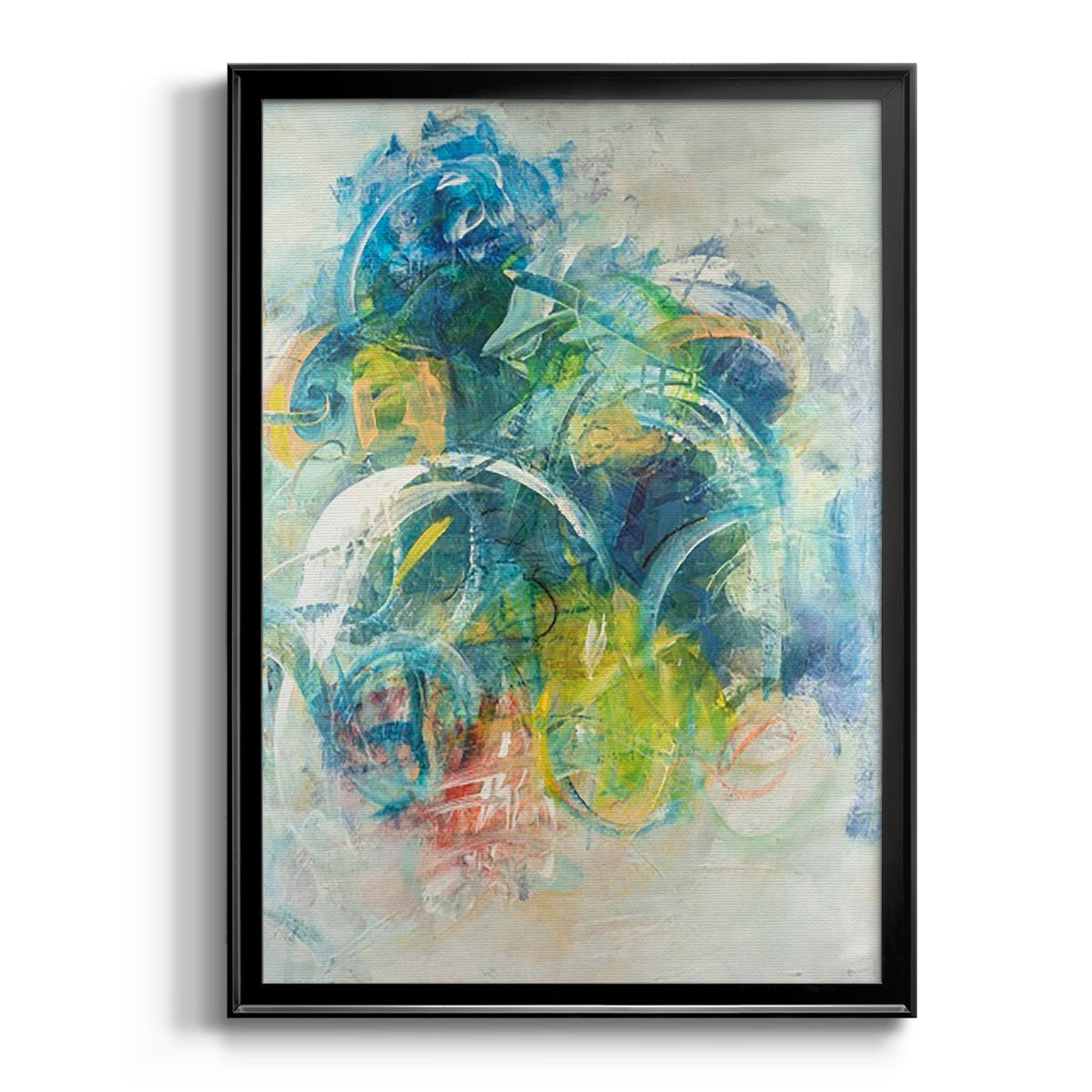 Silent Energy I - Modern Framed Canvas Print
