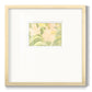 Verdant Floral Abstract II - Double Matboard Framed Print
