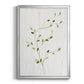 Windblown Leaves I - Modern Framed Canvas Print