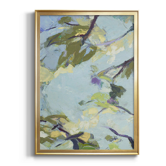 Aqua Sky - Modern Framed Canvas Print