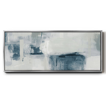 Blue Tides - Floater Framed Canvas Print