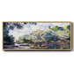 Section of the Seine, Near Giverny, 1885 - Floater Framed Canvas Print
