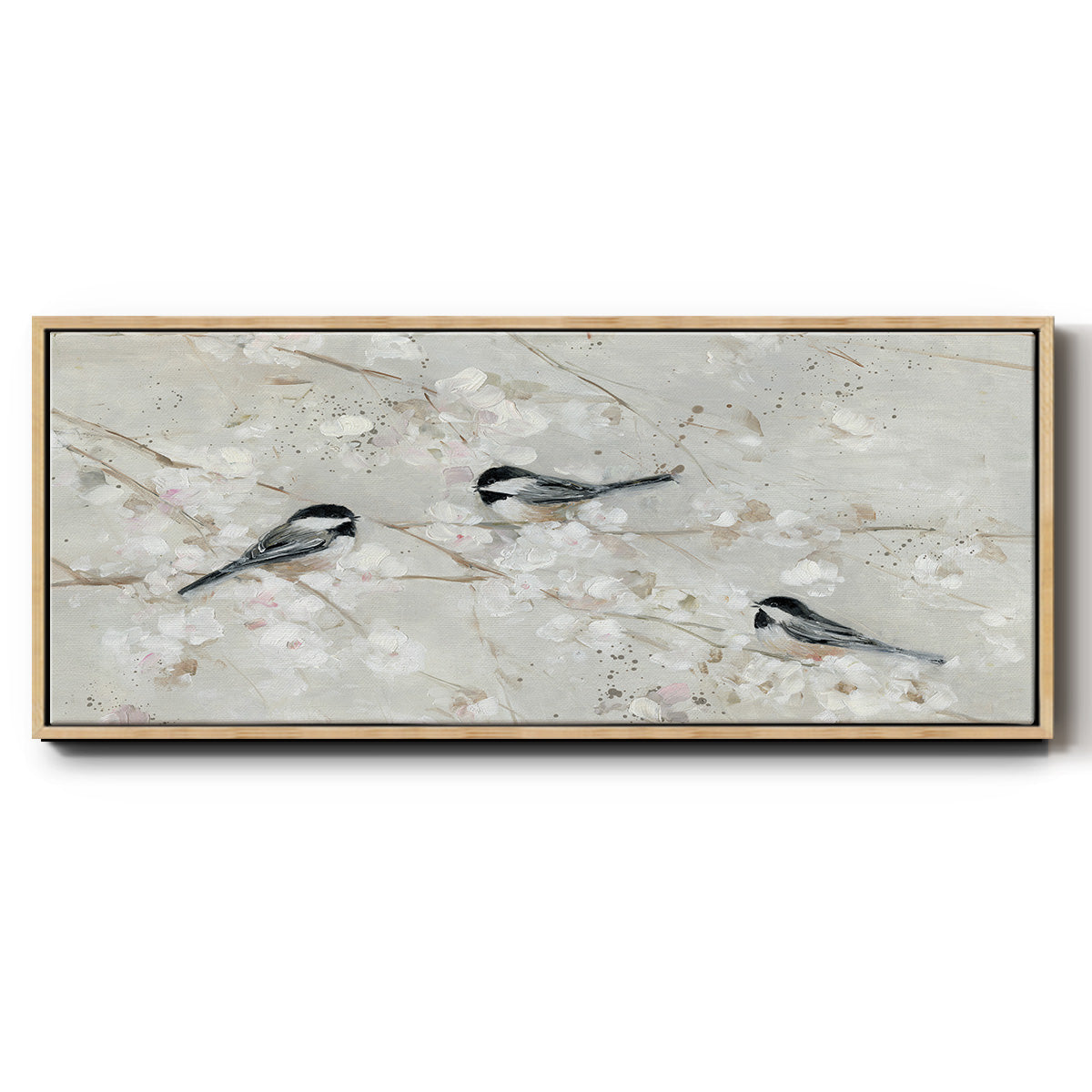 Nature's Confetti II - Floater Framed Canvas Print