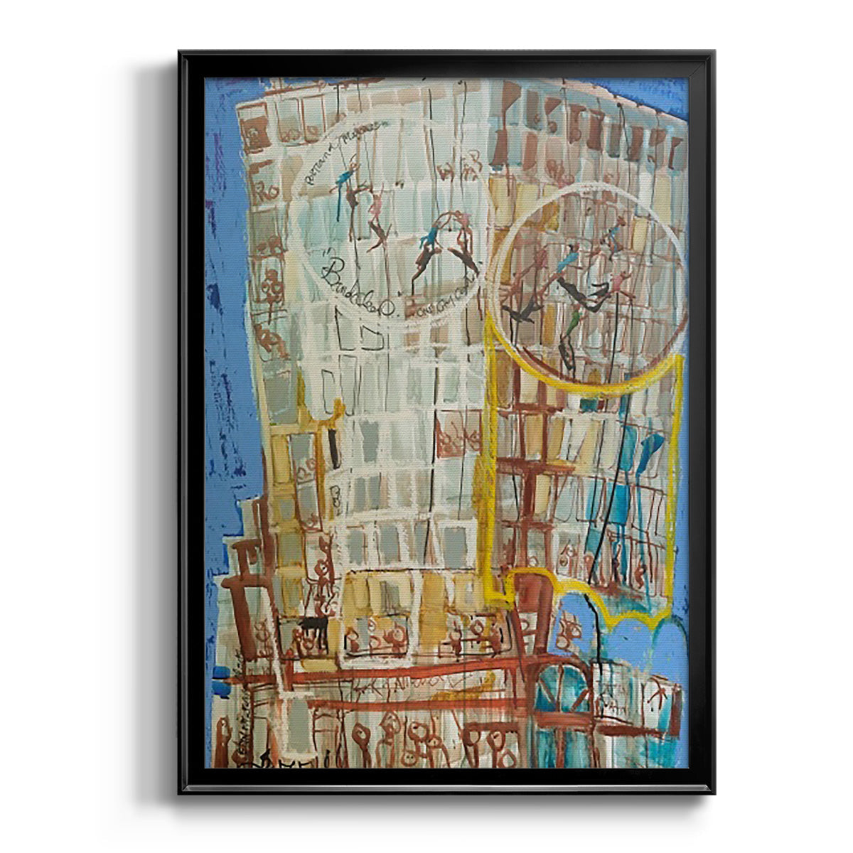 Bandaloo I - Modern Framed Canvas Print