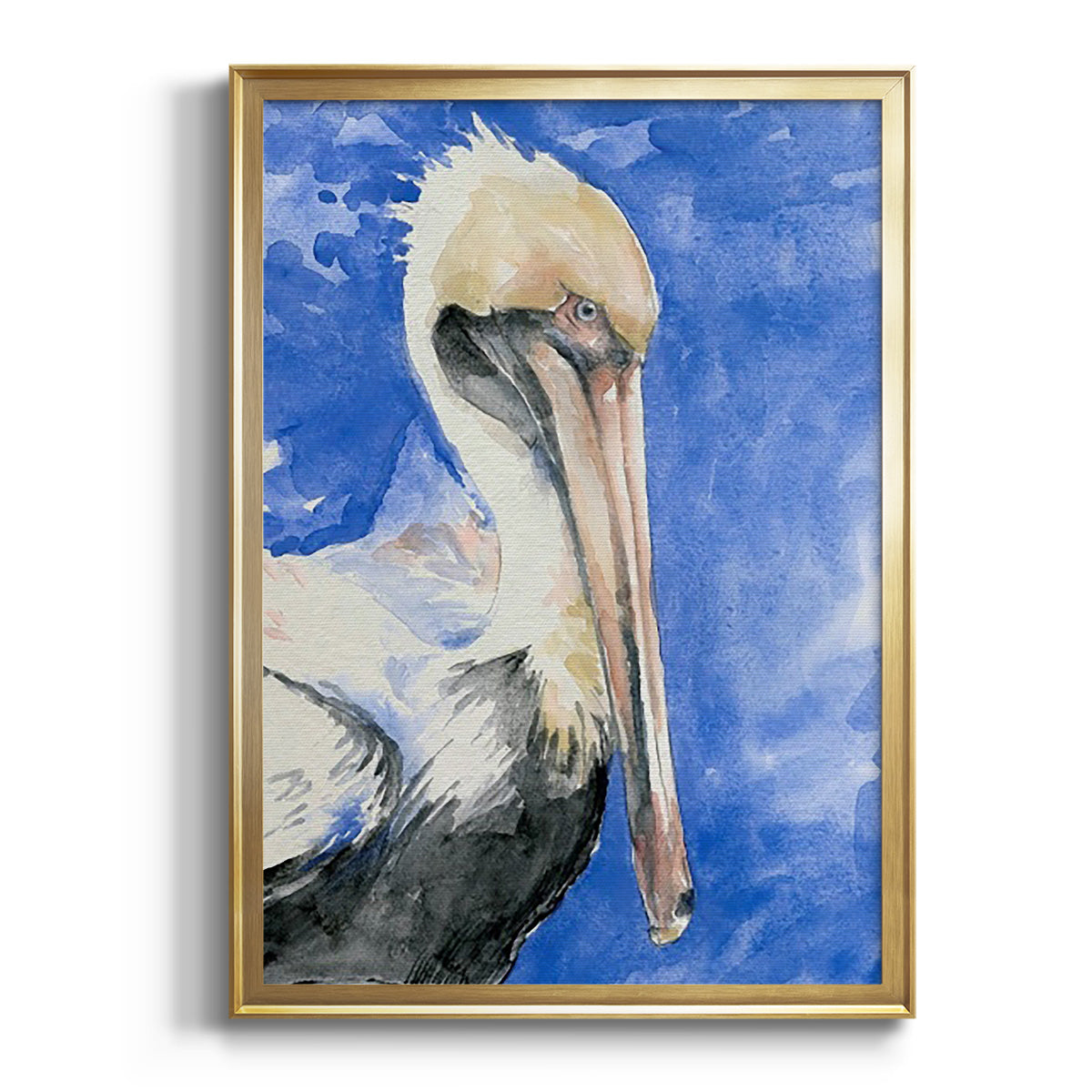 Pelican Pool I - Modern Framed Canvas Print