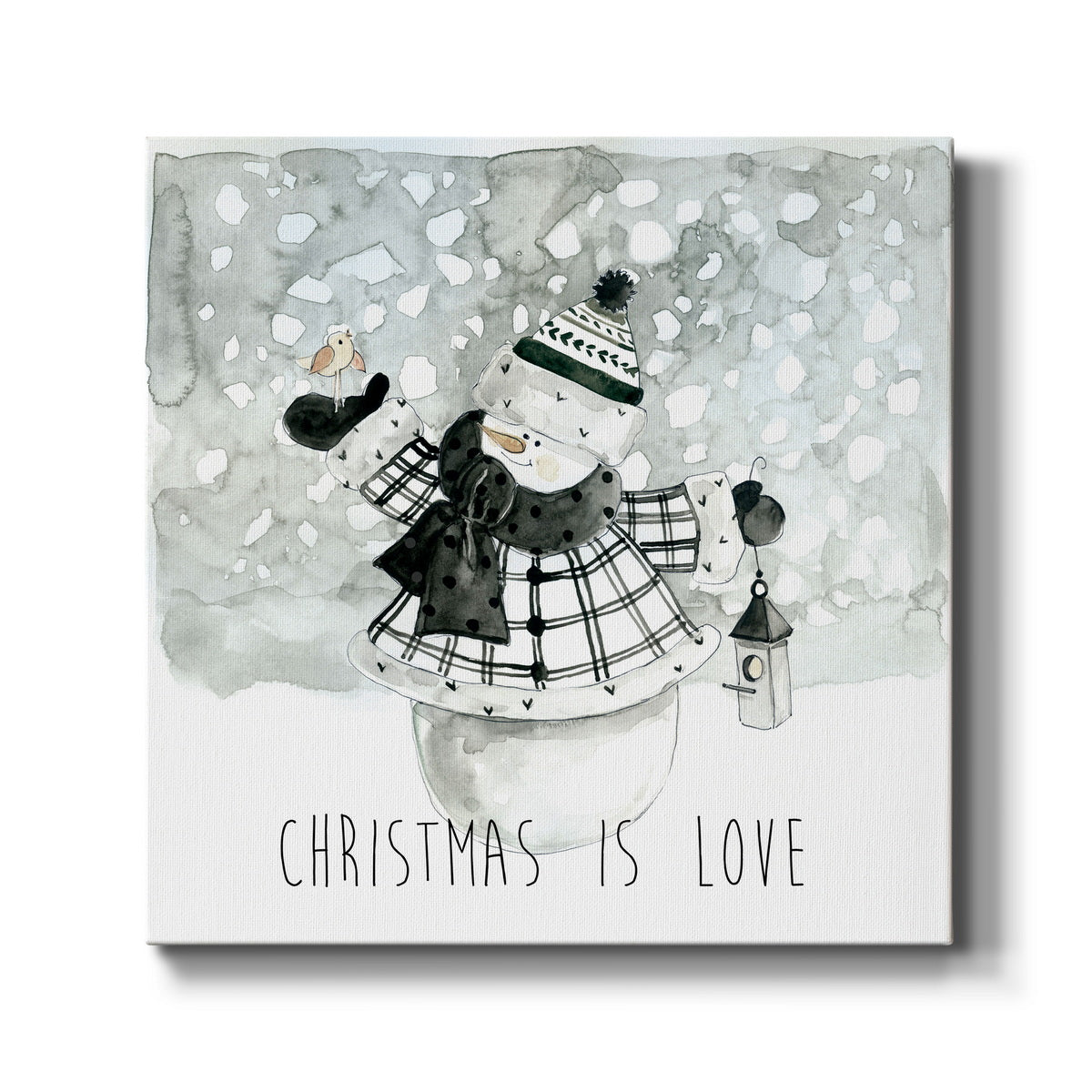 Christmas Is Love-Premium Gallery Wrapped Canvas - Ready to Hang