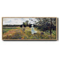 The Promenade Near Argenteuil, 1875 - Floater Framed Canvas Print