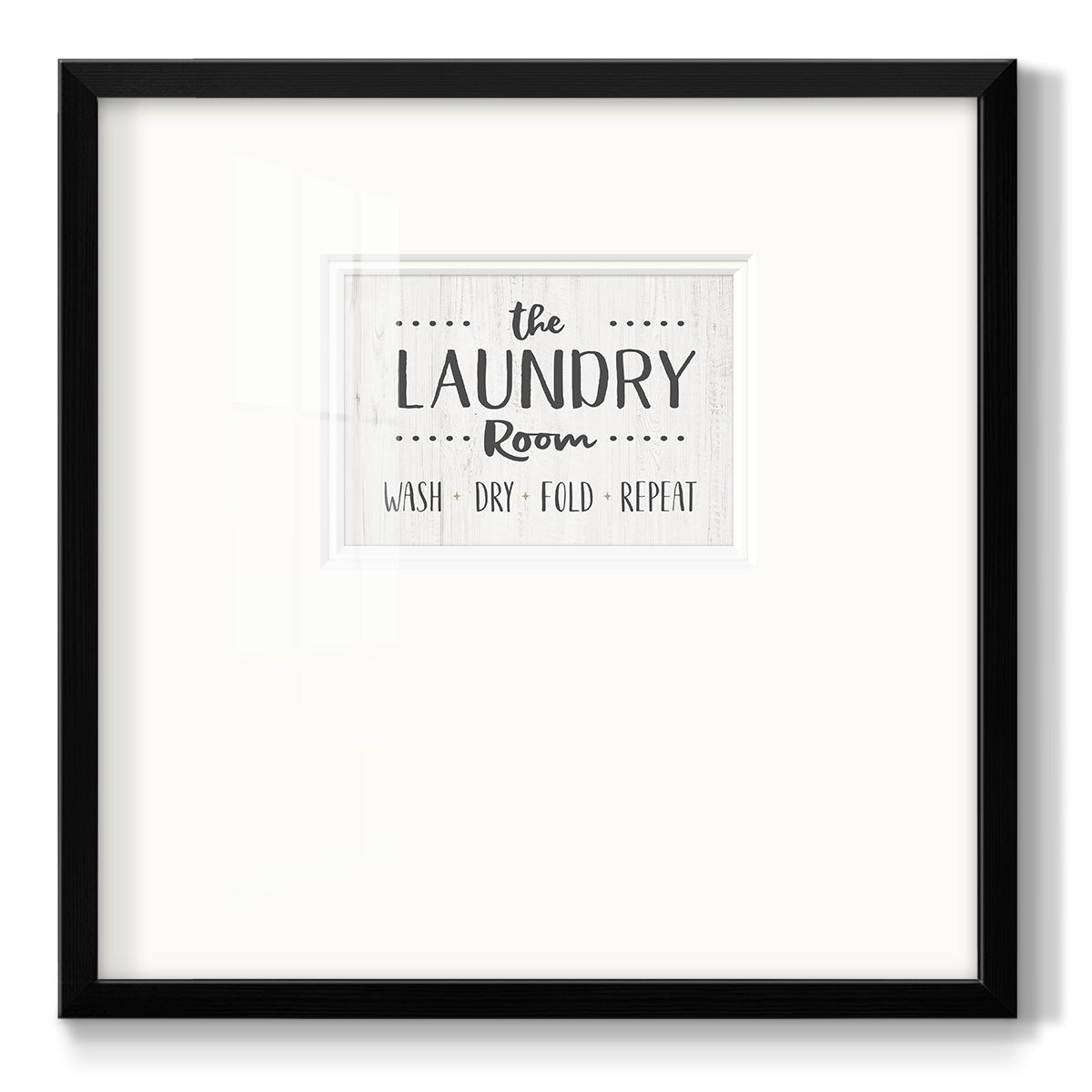 The Laundry Room - Double Matboard Framed Print