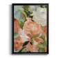 Bouquet Scatter III - Modern Framed Canvas Print