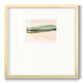 Layered Horizon II - Double Matboard Framed Print