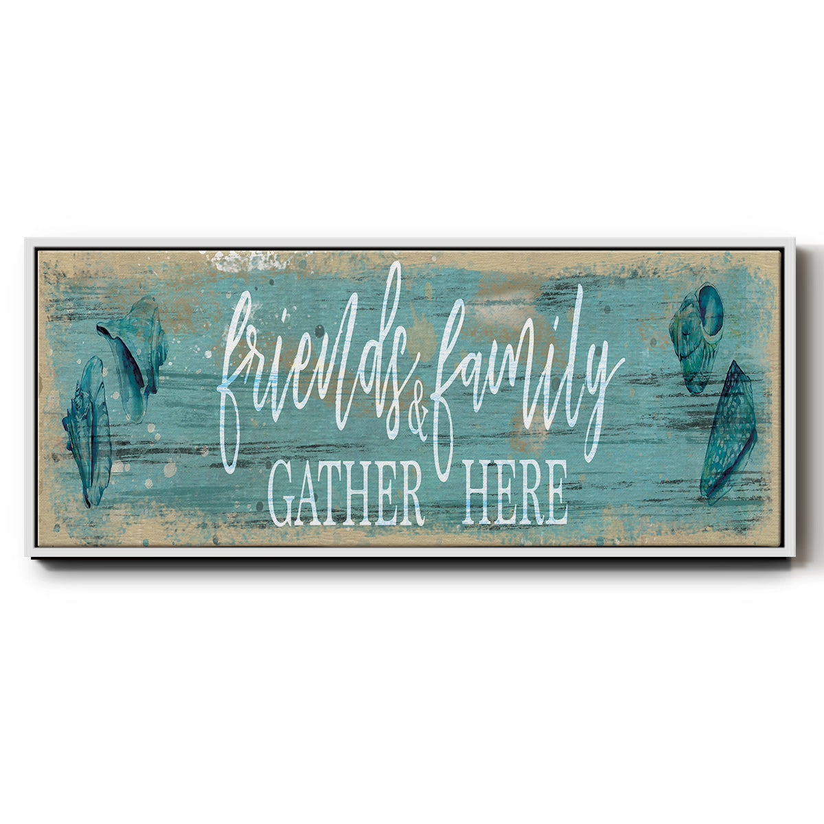 Friends and Family - Floater Framed Canvas Print