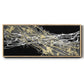 Mistral III in Black - Floater Framed Canvas Print