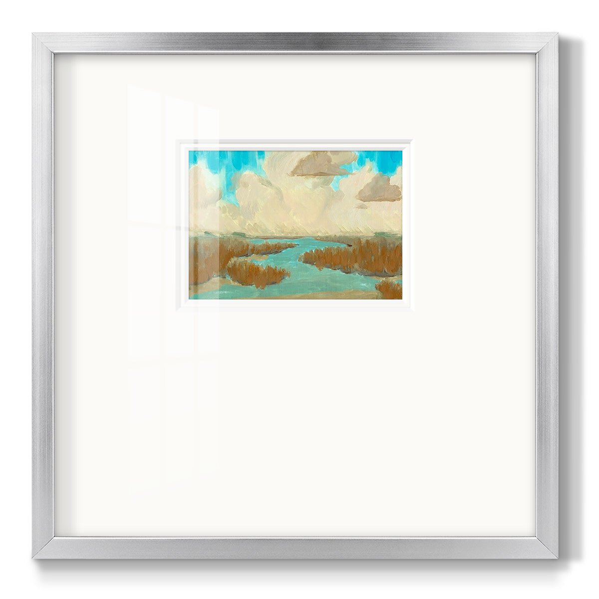 Fripp Island Water I Premium Framed Print Double Matboard