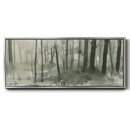 Into the Woods II - Floater Framed Canvas Print