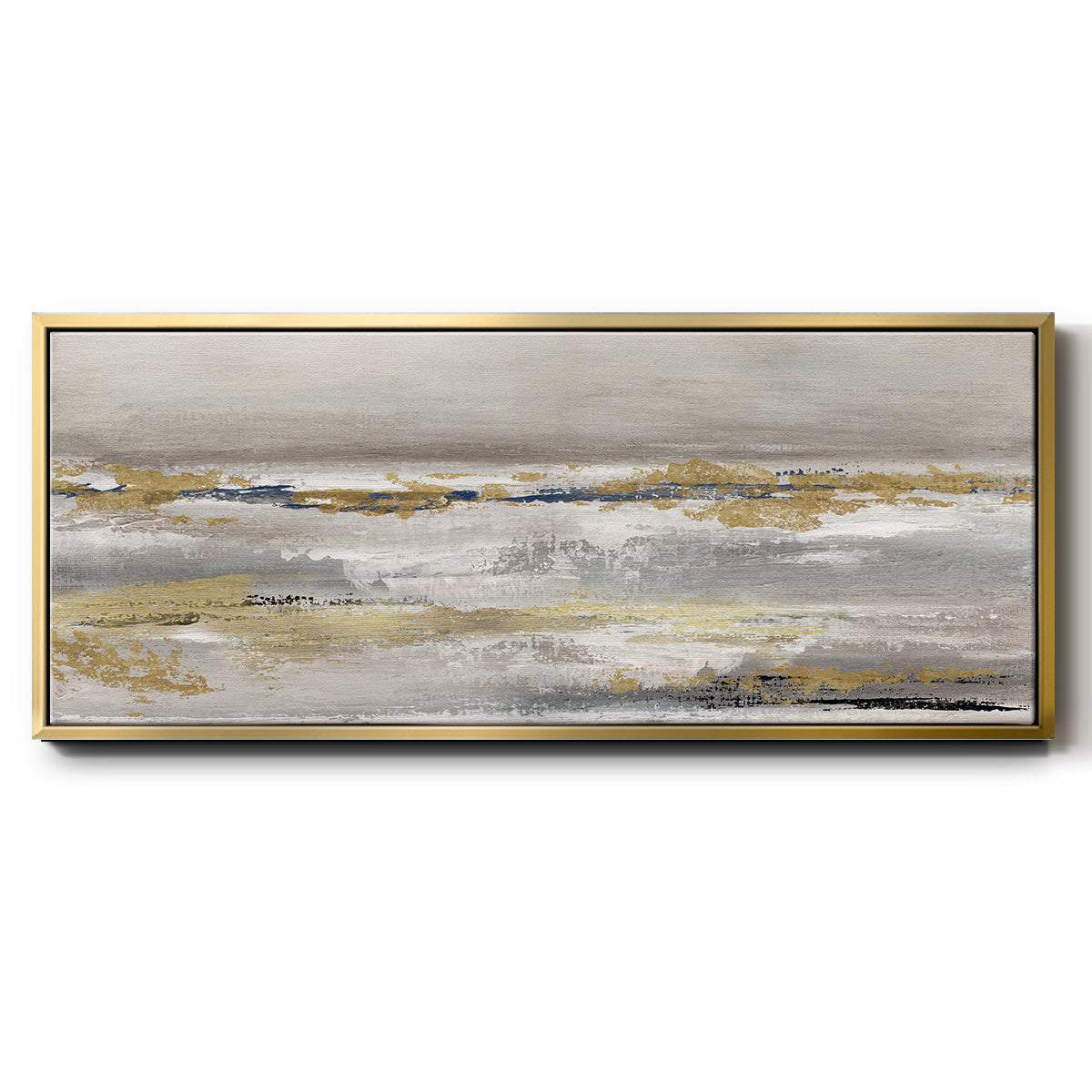Golden Fog - Floater Framed Canvas Print