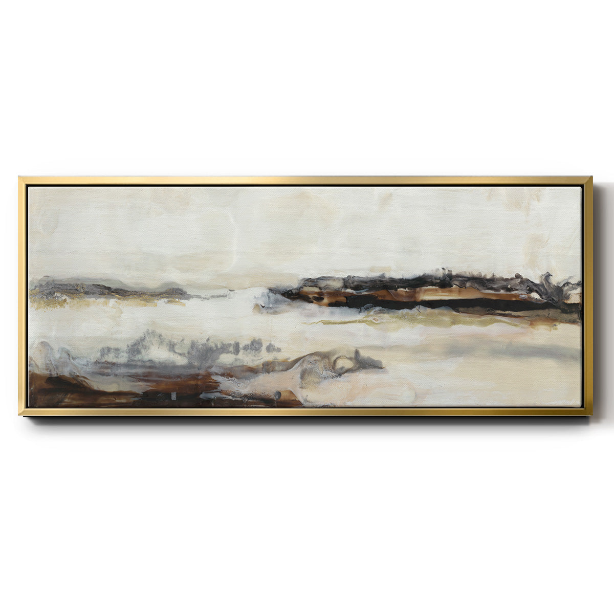 Joyful Horizon II - Floater Framed Canvas Print