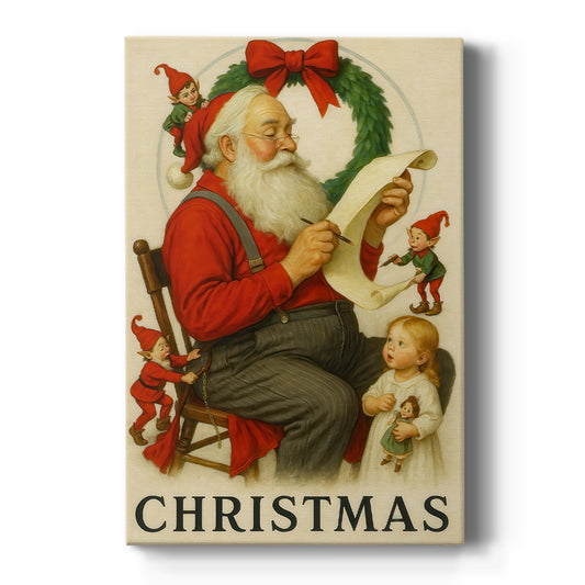Gilded Carol - Canvas Art Print