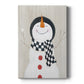 Festive Snowman II Premium Gallery Wrapped Canvas - Ready to Hang