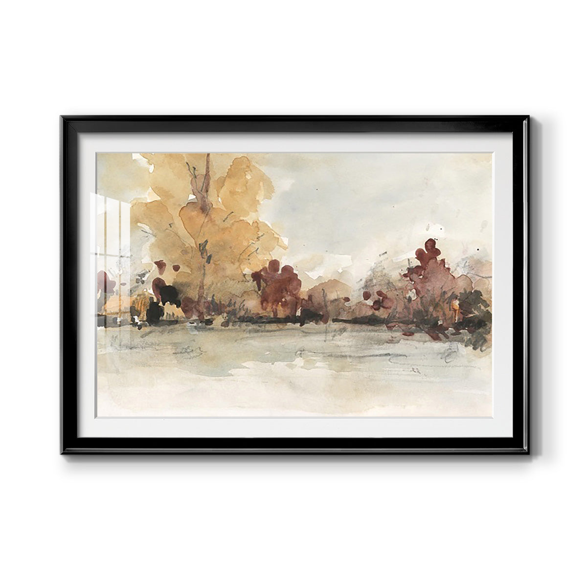 The Autumn View I - Modern Framed Art Print