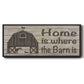 Home & Farm III - Floater Framed Canvas Print