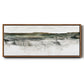 River Flow - Floater Framed Canvas Print