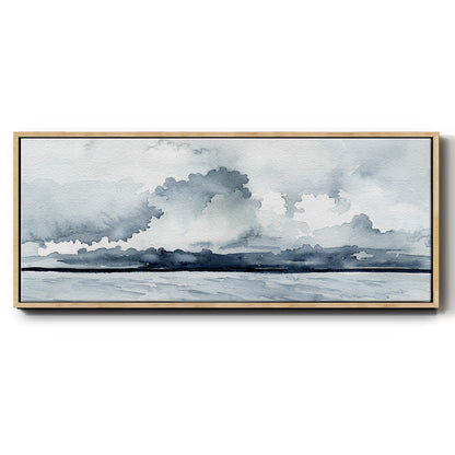 Passing Rain Storm I - Floater Framed Canvas Print