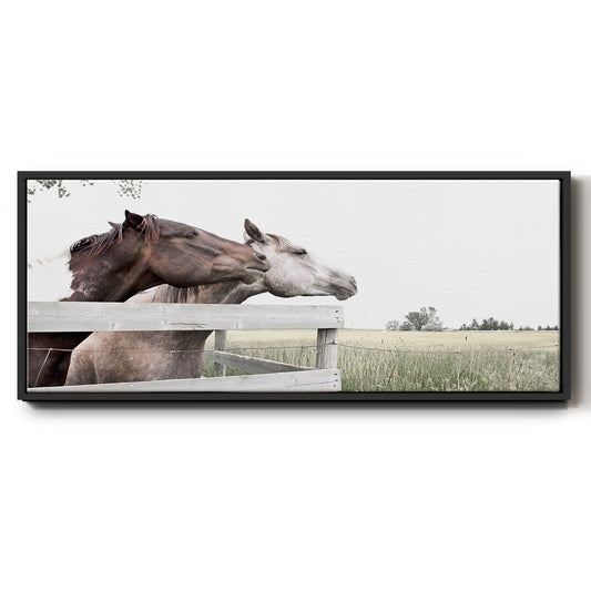 Conspirators - Floater Framed Canvas Print