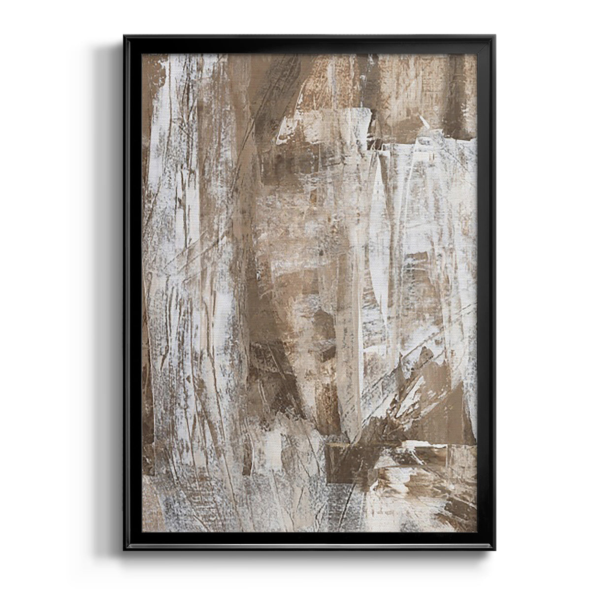 Bronzed I - Modern Framed Canvas Print
