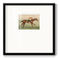Vintage Equestrian II - Double Matboard Framed Print
