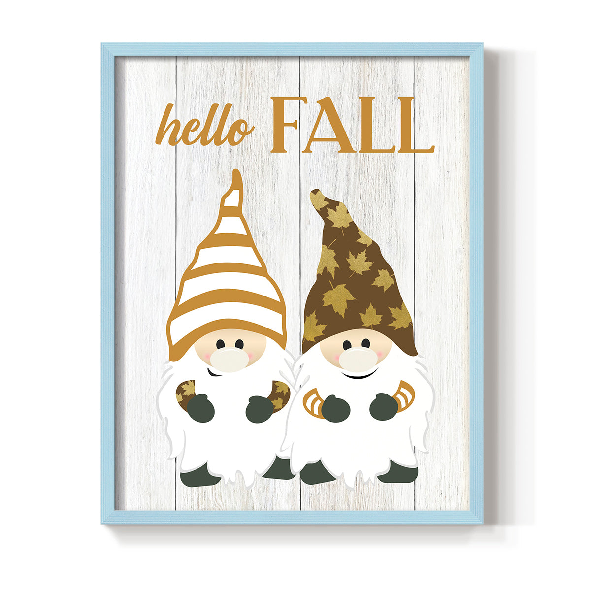 Harvest Gnomes - Restickable Framed Art Print