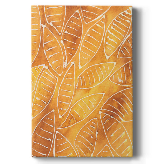 Stylized Leaf Shapes I - Canvas Art Print