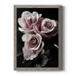 Rose Noir I - Barnwood Framed Canvas Print