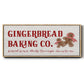 Gingerbread Baking Co - Floater Framed Canvas Print
