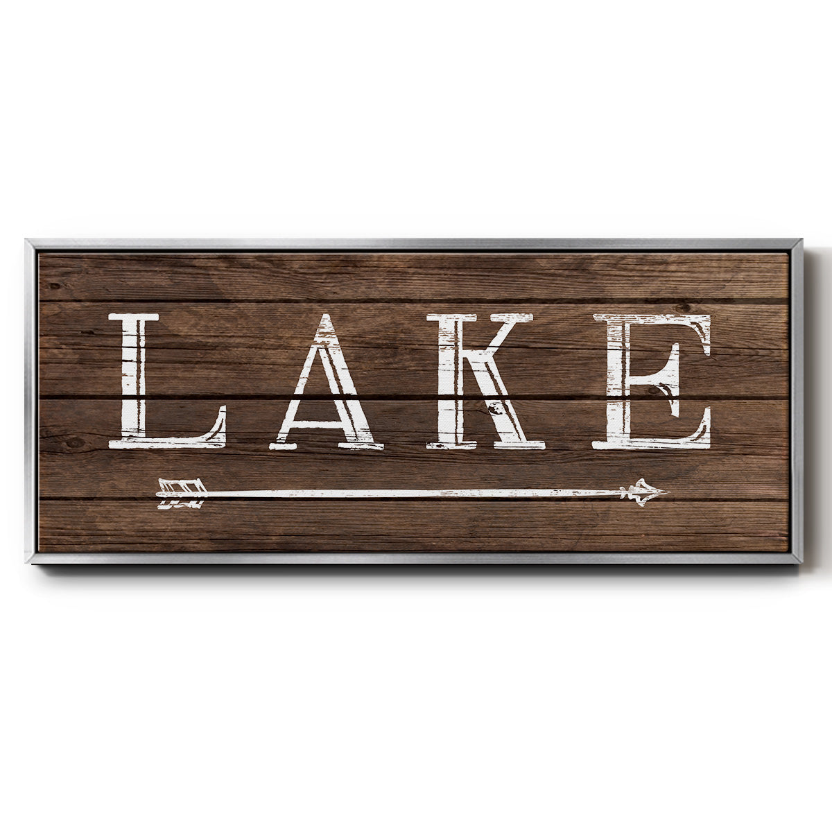 To the Lake - Floater Framed Canvas Print