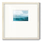 Azure Rising IV Premium Framed Print Double Matboard