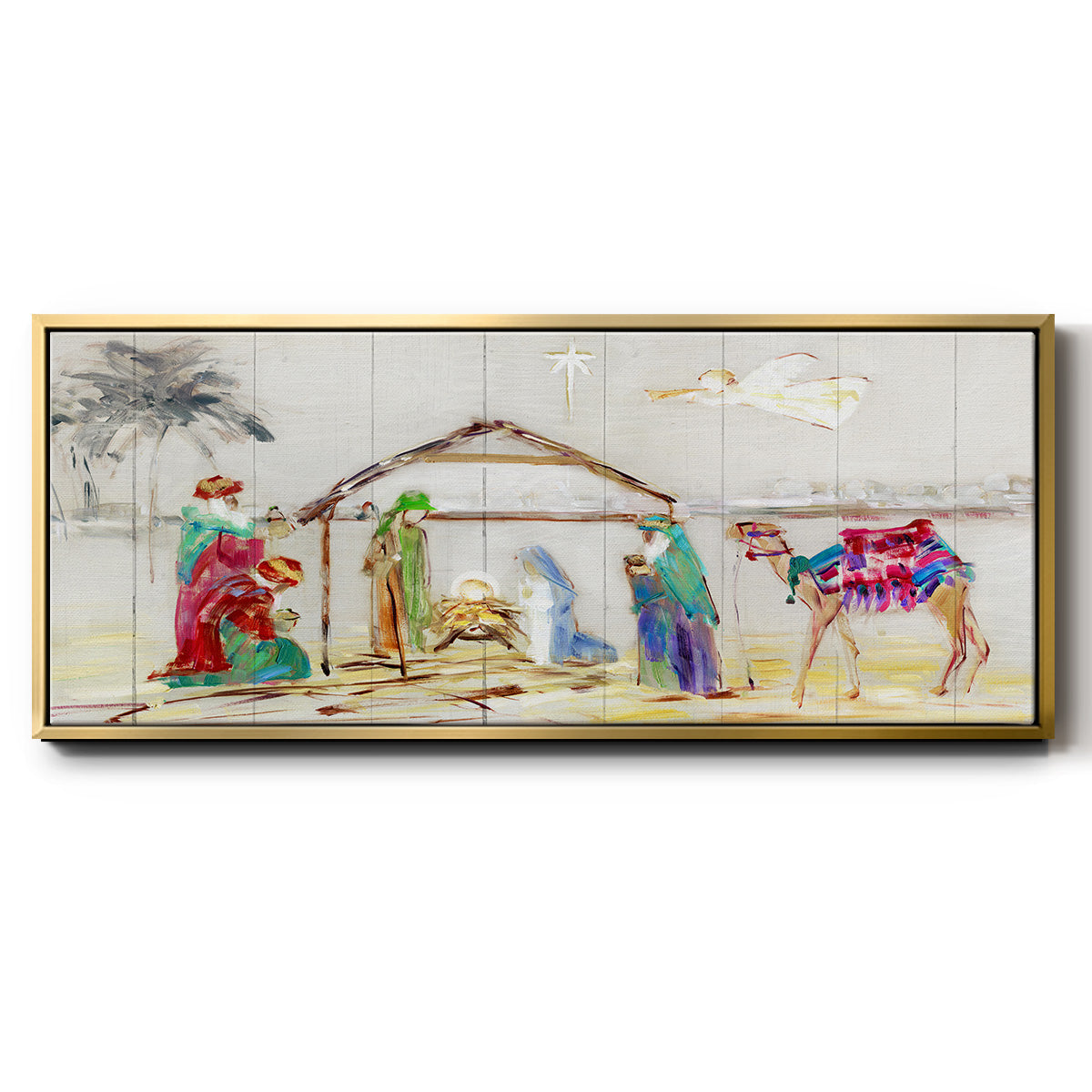 Nativity - Floater Framed Canvas Print