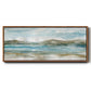 Peaceful Beach I - Floater Framed Canvas Print