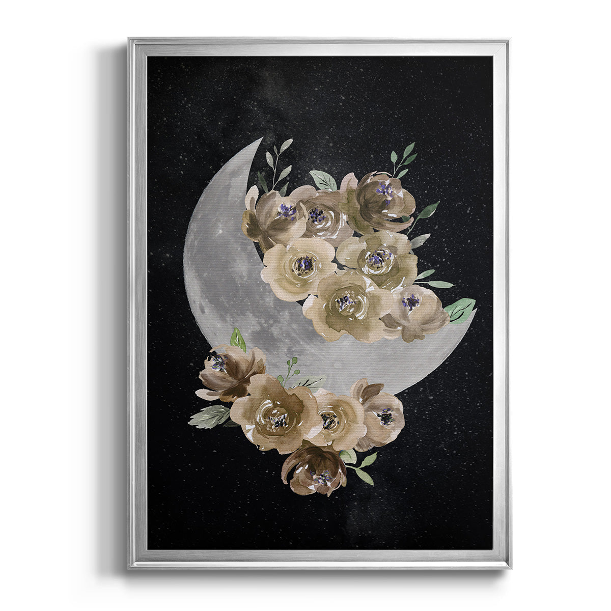 Bohemian Moon - Modern Framed Canvas Print