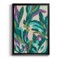 Jungle Wave II - Modern Framed Canvas Print