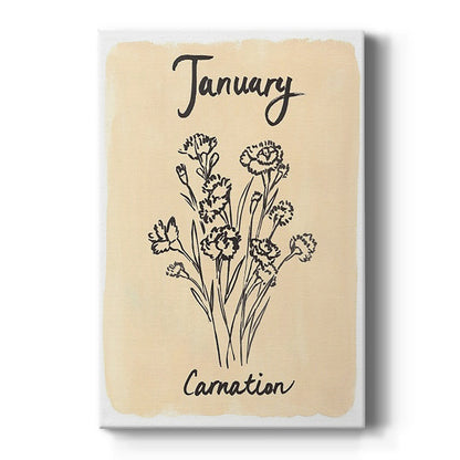 Birth Month I - Canvas Art Print