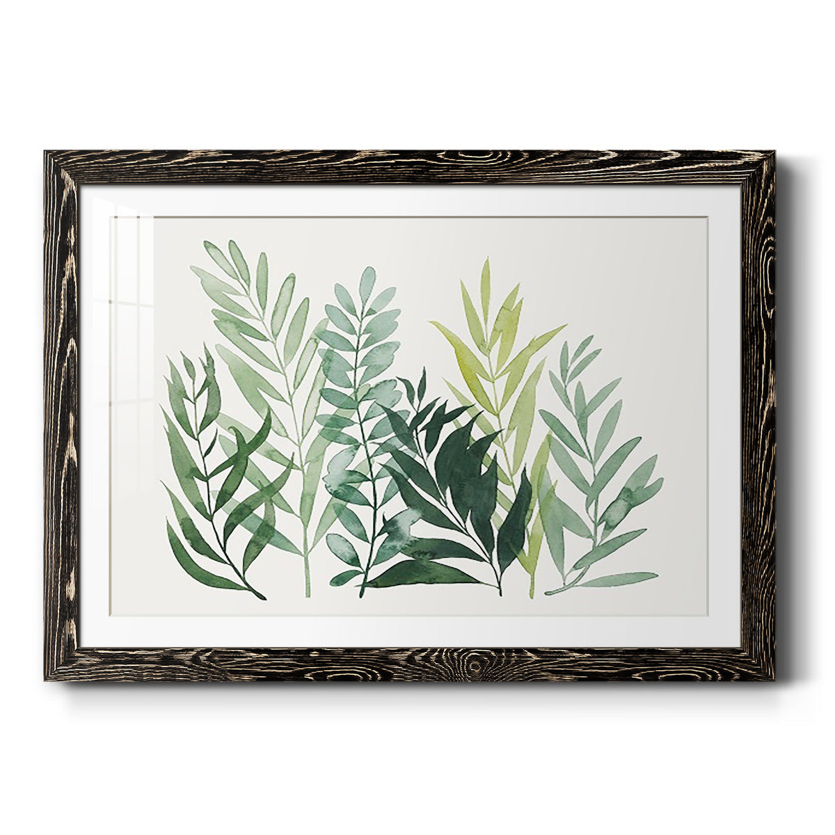 Vert Volunteers II - Barnwood Framed Art Print