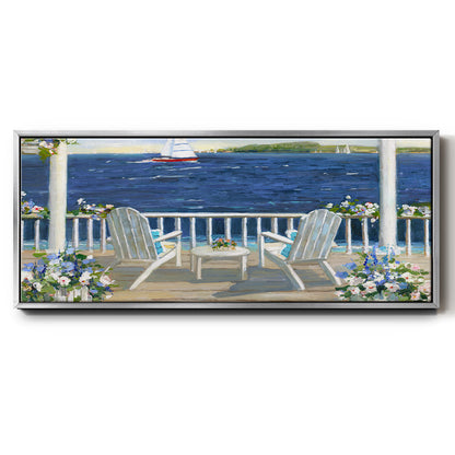 Summer Sail - Floater Framed Canvas Print