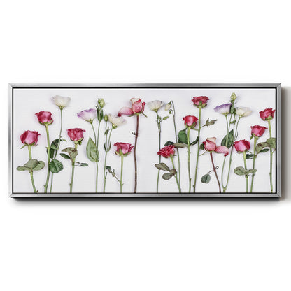 Rouge Moderne Panel - Floater Framed Canvas Print