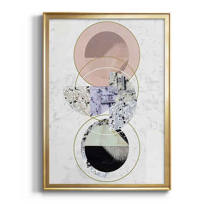 Inner Circles I - Modern Framed Canvas Print