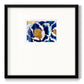 Glue and Gold Floral - Double Matboard Framed Print