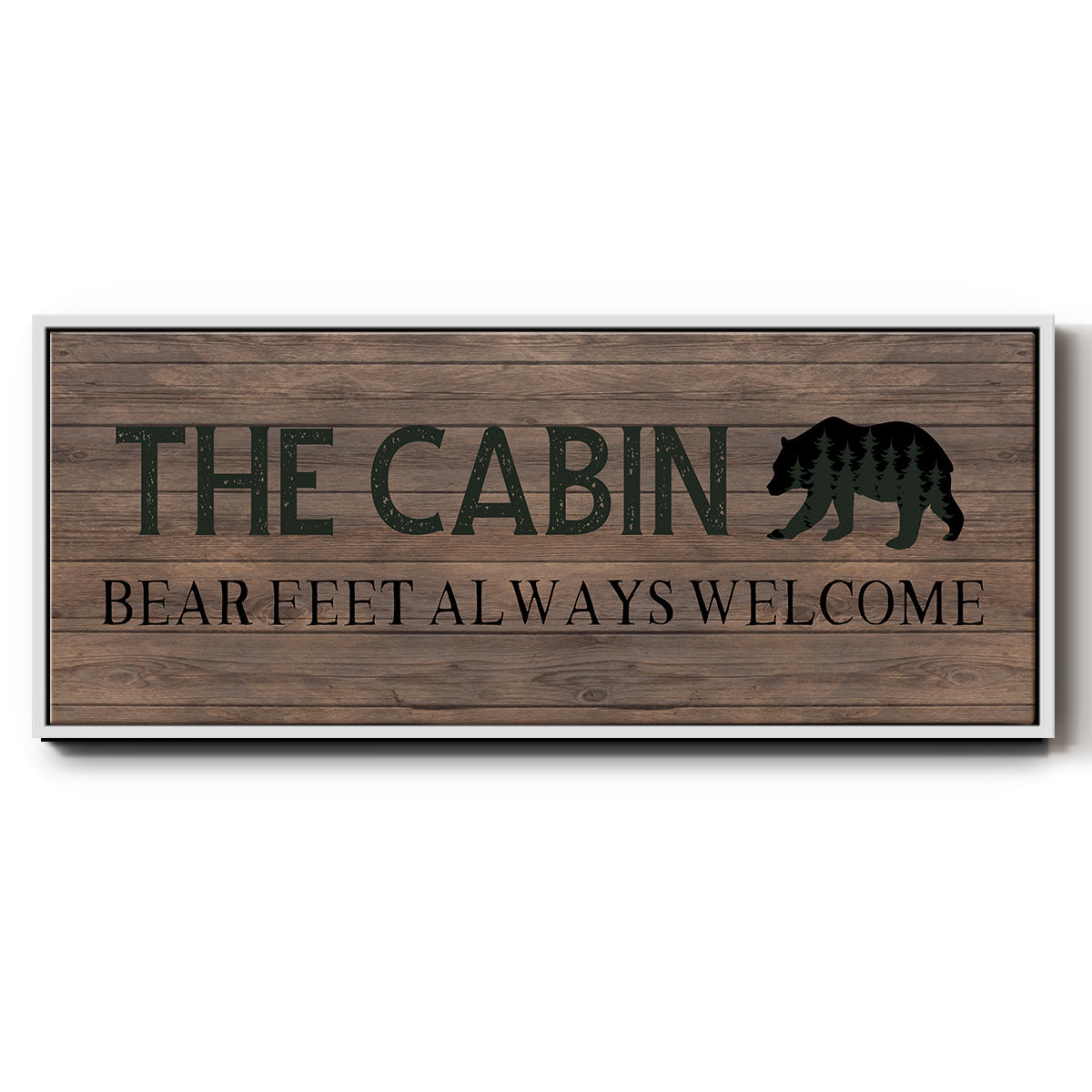 Bear Feet - Floater Framed Canvas Print