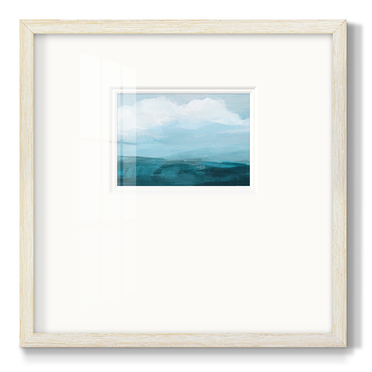 Azure Rising II Premium Framed Print Double Matboard