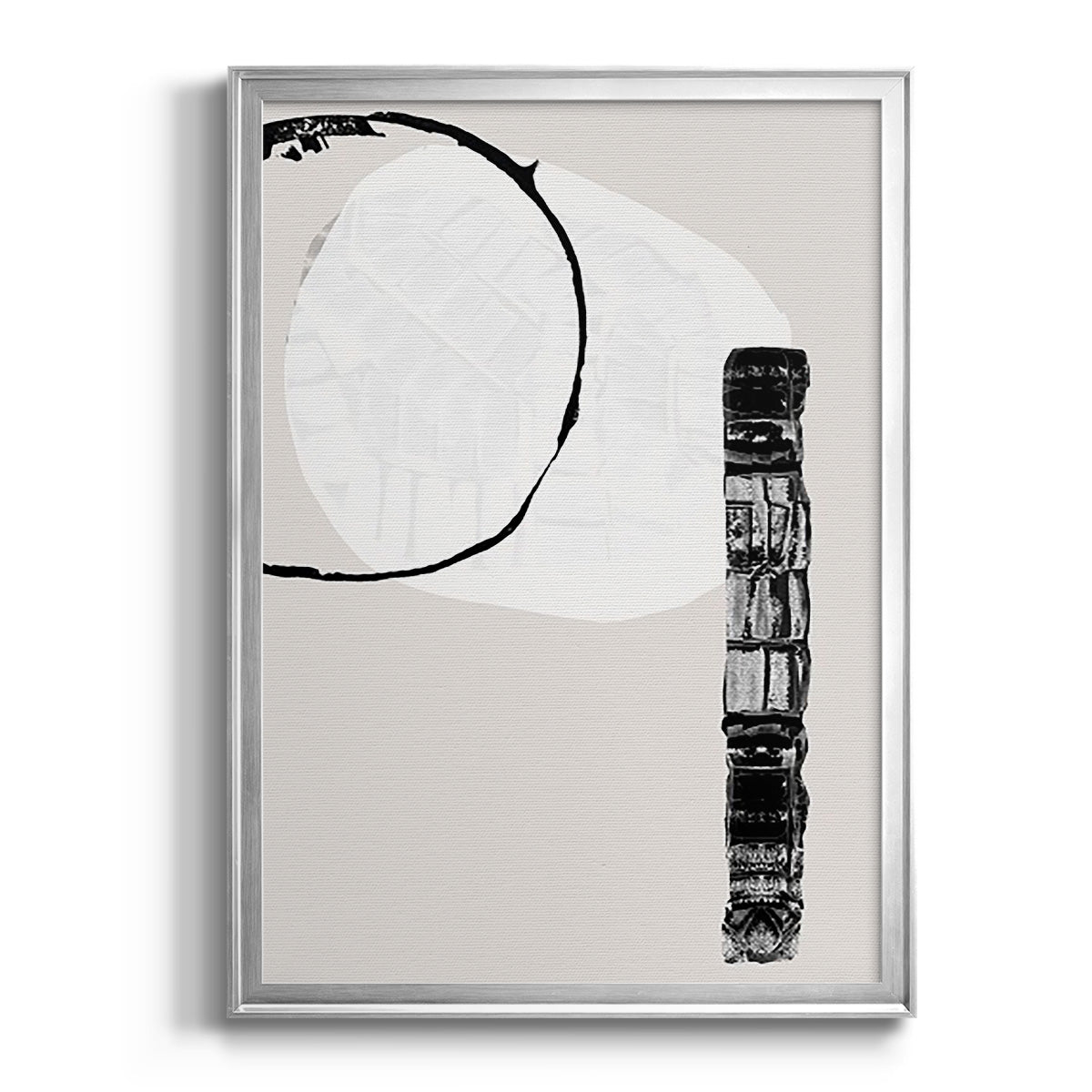 Zen Shapes II - Modern Framed Canvas Print