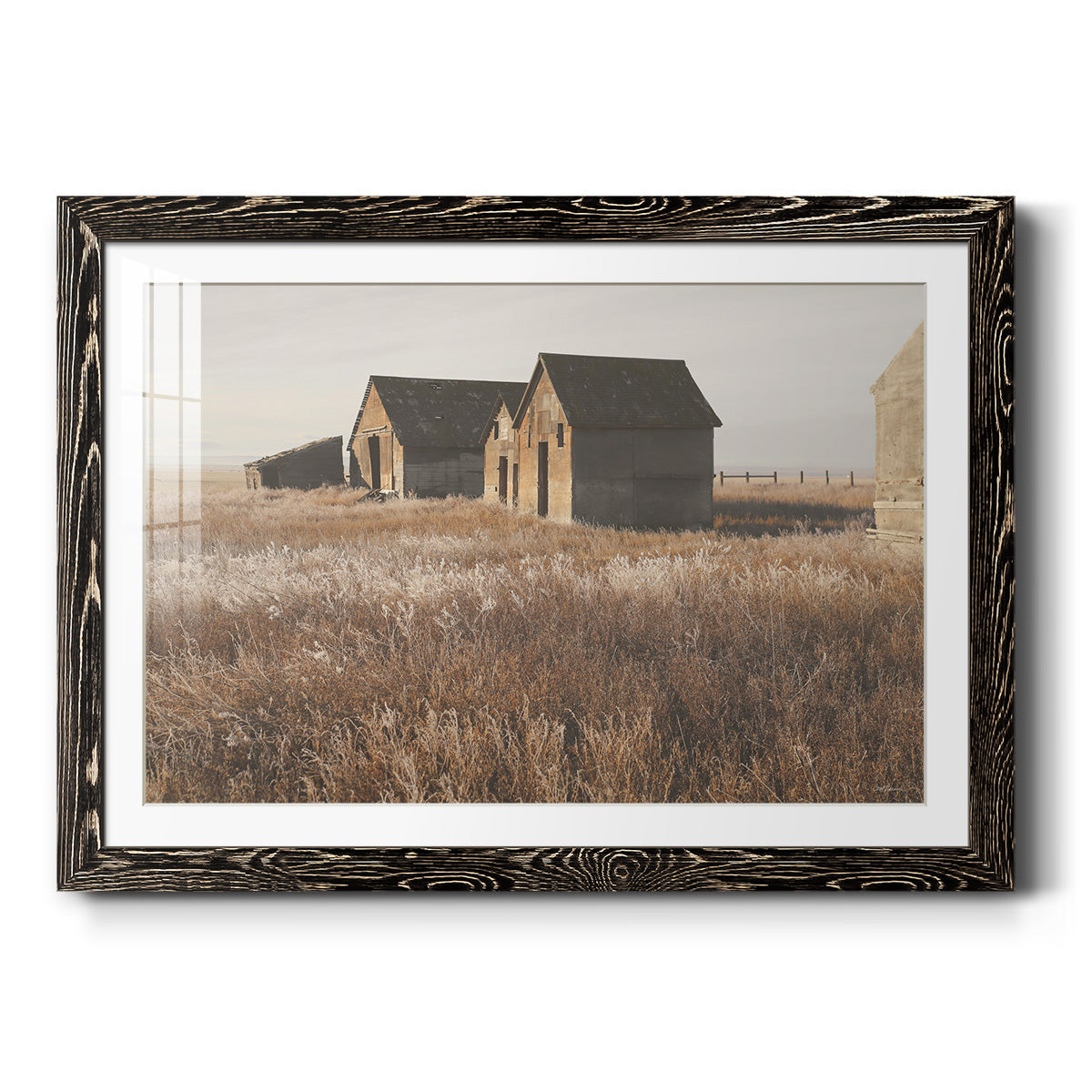 The Old Farm - Barnwood Framed Art Print